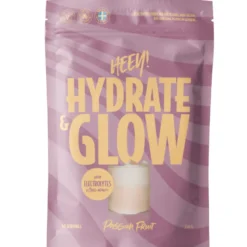 Heey! Hydrate & Glow Electrolytes + Vegan Collagen Passionfruit (240 g)