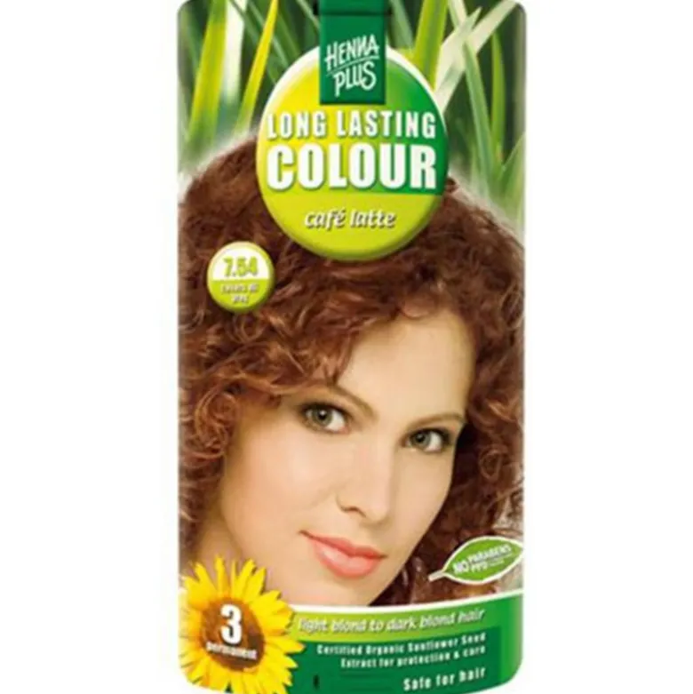 Henna Plus 7.54 Hårfarve Café Latte (1 stk)