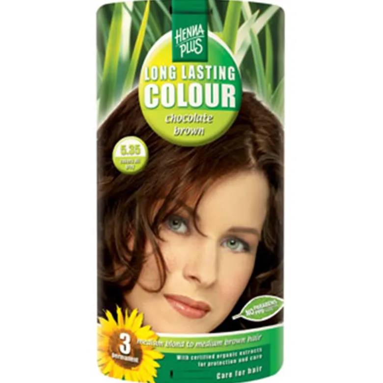 Hennaplus 5.35 hårfarve chocolate brown (40 ml)