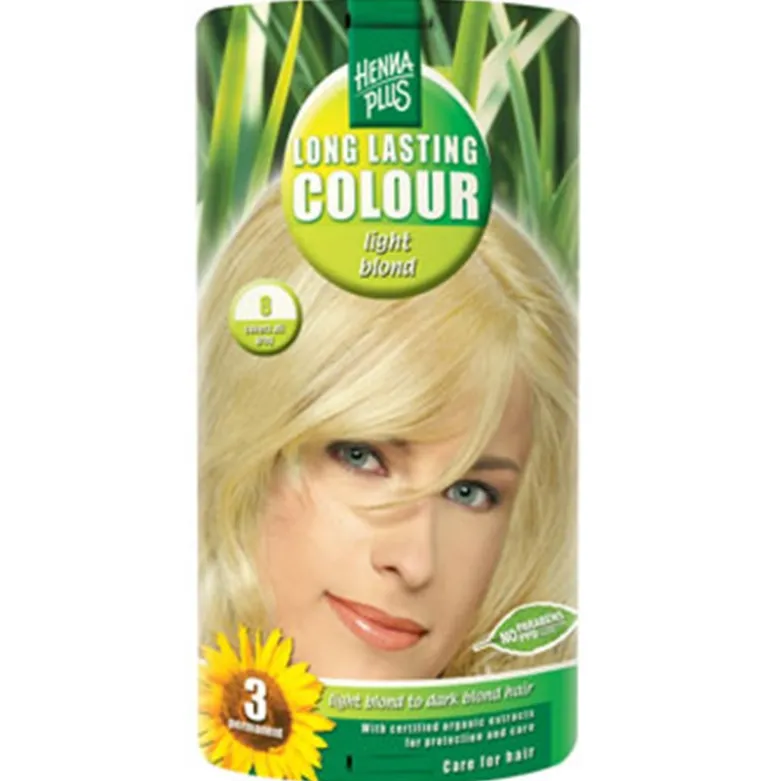 Hennaplus 8 Hårfarve Light Blond (40 ml)