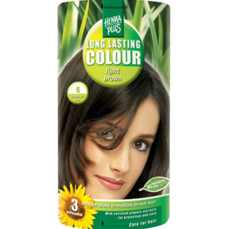 Hennaplus 5 Hårfarve Light Brown (40 ml)
