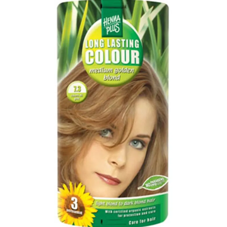 Hennaplus 7.3 Hårfarve Medium Golden (40 ml)