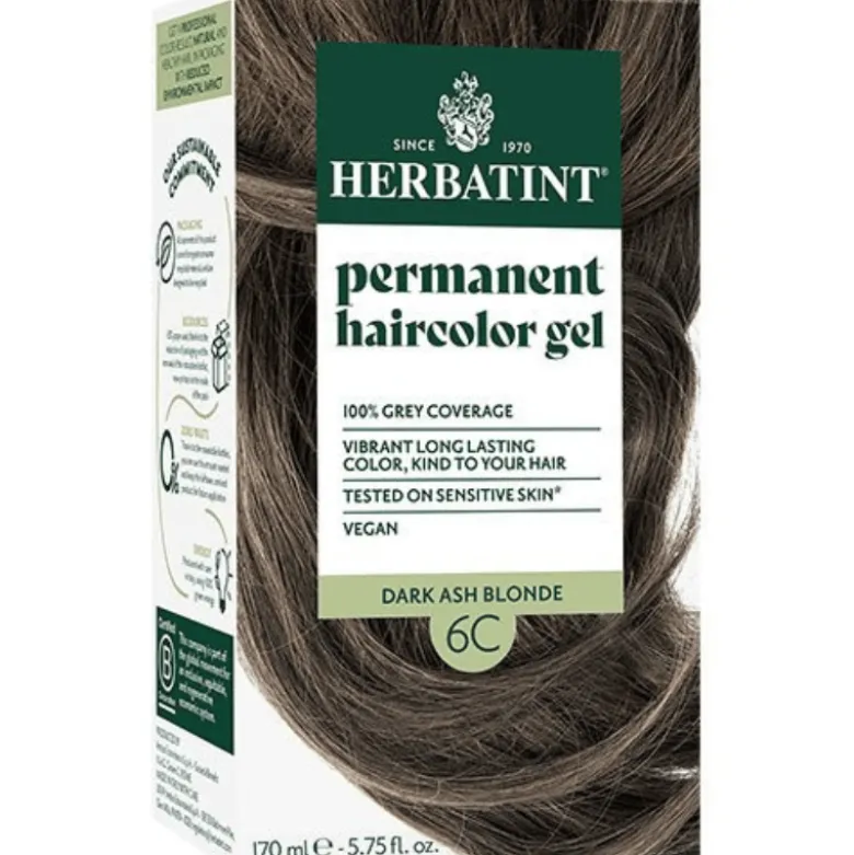 Herbatint 6C Hårfarve Dark Ash Blonde (170 ml)
