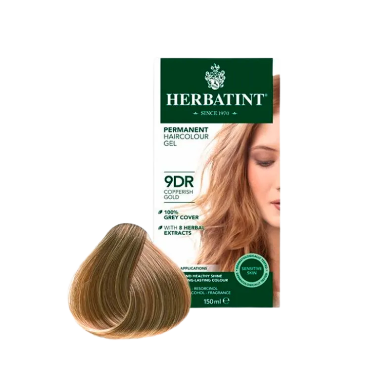 Herbatint 9DR Hårfarve Copperish Gold (150 ml)