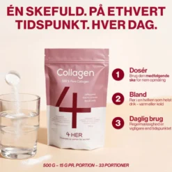 4 HER Collagen Pure Pulver (500 g)