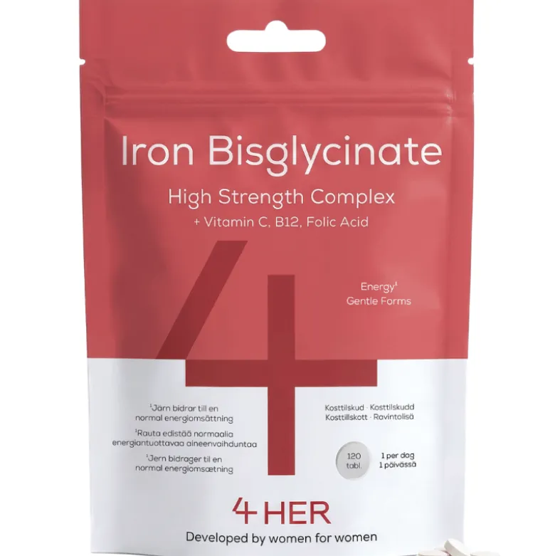 4 HER Iron Bisglycinate (120 tabl)