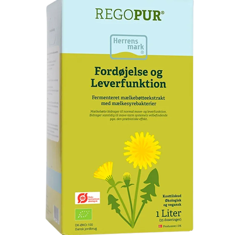 Herrens Mark REGOPUR, Fermenteret Mælkebøtteekstrakt Ø (1 liter)