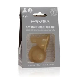 Hevea flaskesutter medium flow (2-pak)