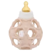 Hevea 2in1 Baby Glass Bottle Peach (1 stk)