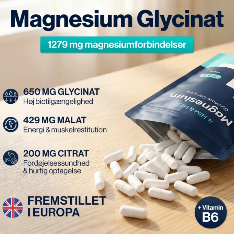 4 Him & Her Magnesium Glycinate Complex (90 kaps)