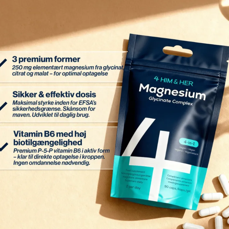 4 Him & Her Magnesium Glycinate Complex (90 kaps)