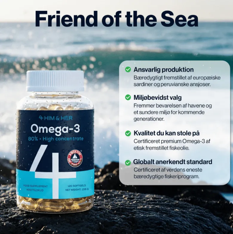 4 HIM & HER Omega-3 (120 kaps)