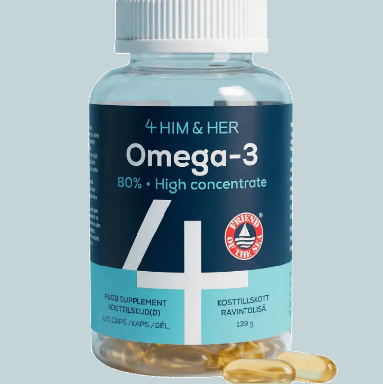 4 HIM & HER Omega-3 (120 kaps)