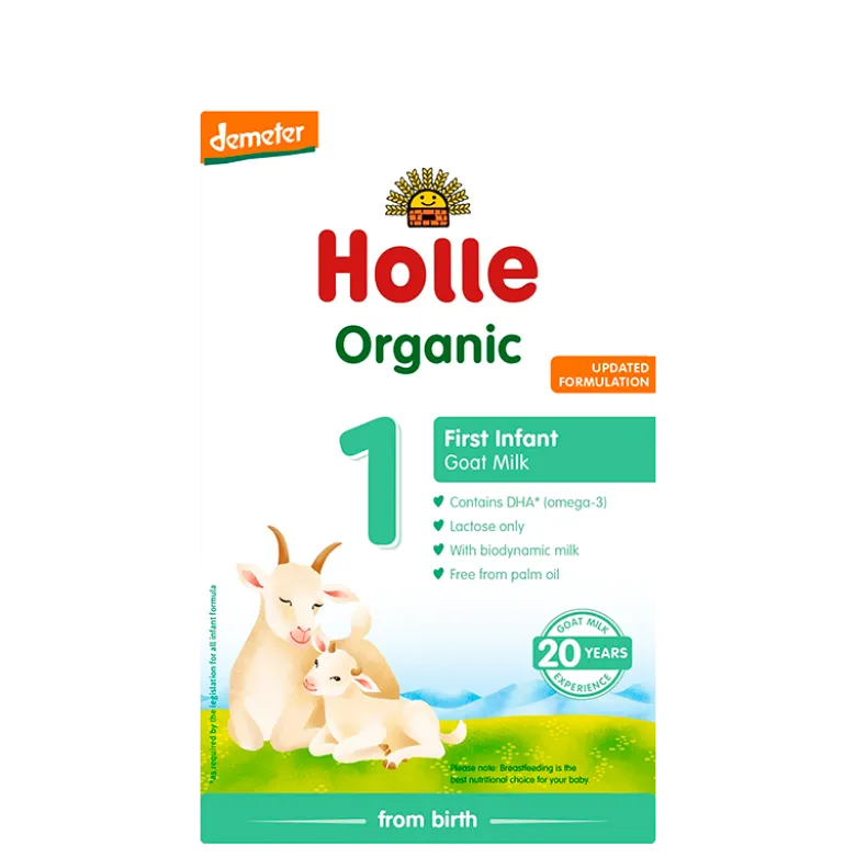 Holle Basis 1 Modermælkserstatning Gedemælk Ø - Fra 0 mdr. (400g)