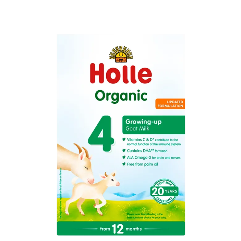 Holle Basis 4 Tilskudblanding Gedemælk Ø - Fra 12 mdr. (400 g)