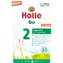 Holle Basis 2 Tilskudsblanding Gedemælk Ø - Fra 6 mdr. (400 g)