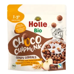 Holle Bio Choco Chipmunk Sprøde Morgenmadsringe Ø (125 g)