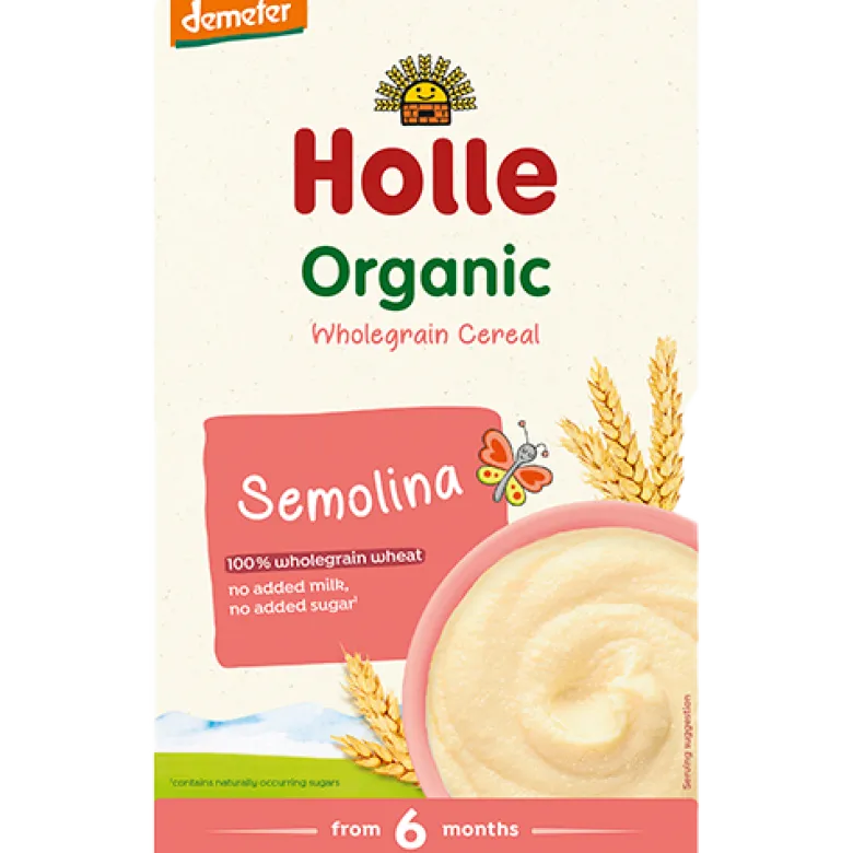 Holle Demeter Fuldkornsgrød Med Semulje (250 g)