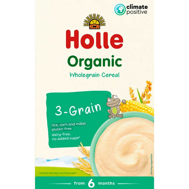 Holle Demeter 3-Kornsgrød Ø (250 gr)