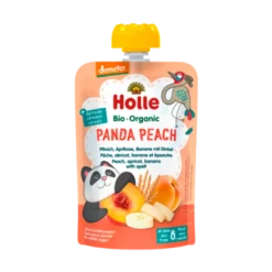 Holle Panda Peach Fersken Aprikos & Banan Spelt Grød Ø (100 g)