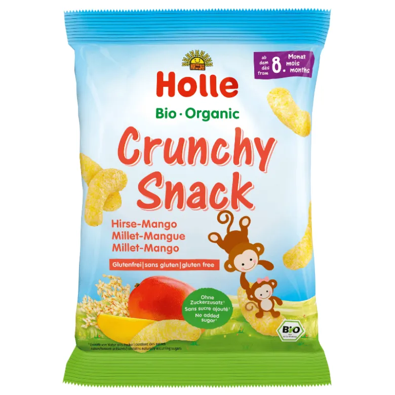 Holle Sprød Snack M. Hirse & Mango Ø (25 g)
