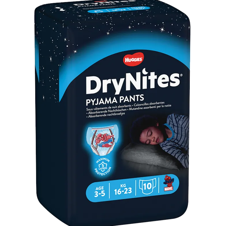 Huggies DryNites 3-4 År Boy (10 stk)