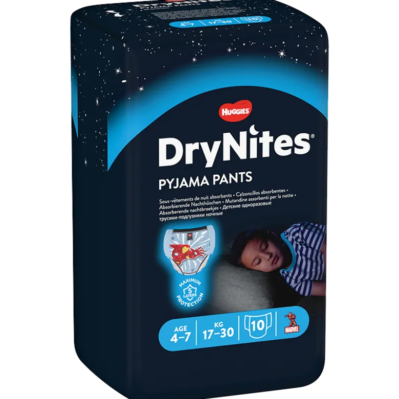 Huggies DryNites 4-7 År Boy (10 stk)