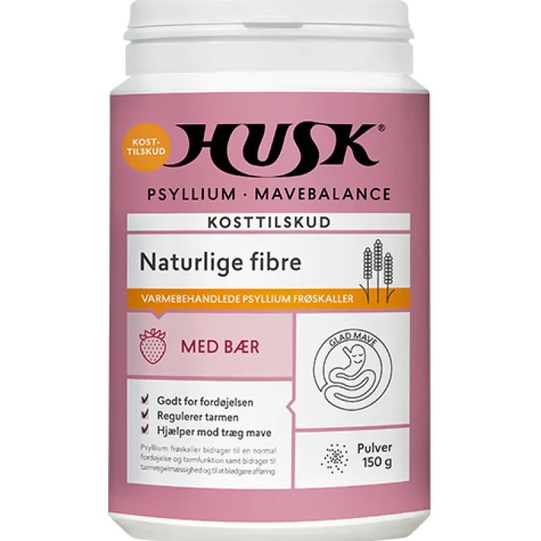 HUSK Psyllium Mavebalance Med Bær (150 g)