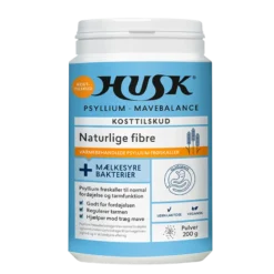 HUSK Psyllium Mavebalance +Mælkesyrebakterier (200 g)