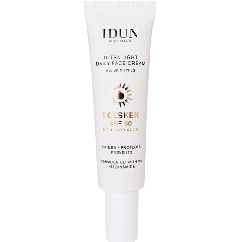 IDUN Minerals Solsken Daily Face Cream SPF 50 (30 ml)