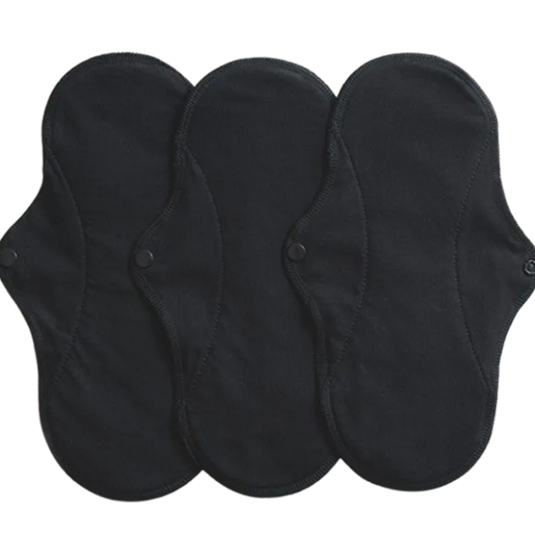 Imse Sanitary Pads Active Regular Black (3 stk)