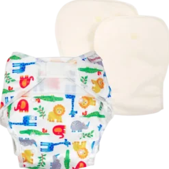 ImseVimse One Size Diaper W. Inserts Wildlife (1 stk)