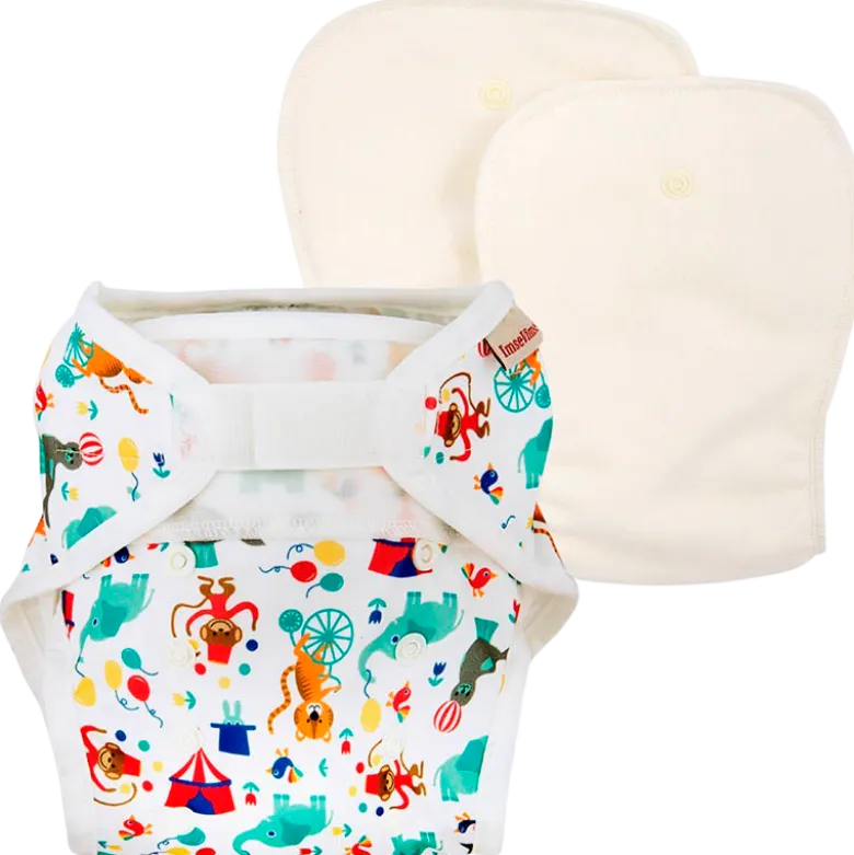 ImseVimse One Size Diaper W. Inserts Circus (1 stk)