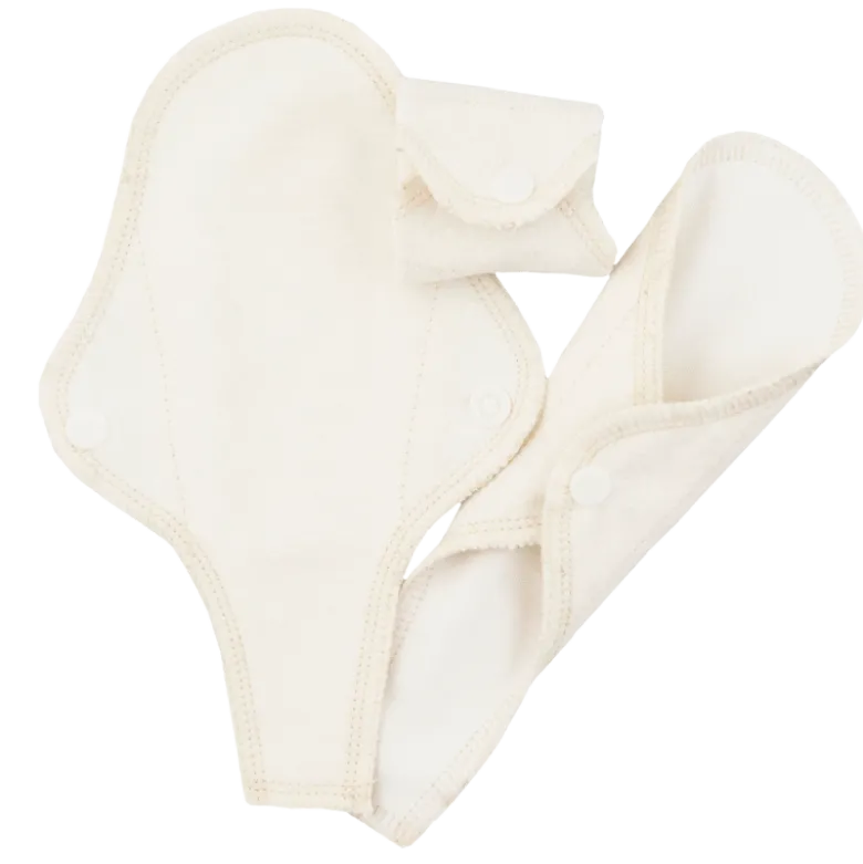 ImseVimse Sanitary Pads Classic - Thong, Natural (3 pak)