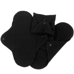 ImseVimse Sanitary Pads Classic Regular Black (3 pak)