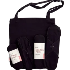 ImseVimse Start Kit Sanitary Pads Black (1 sæt)