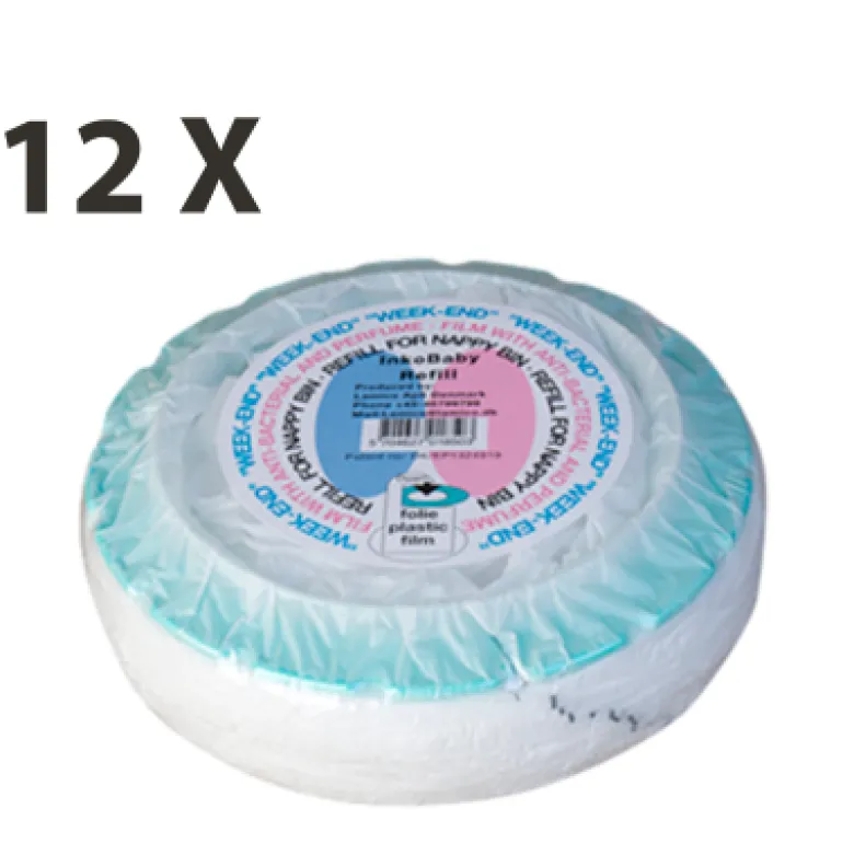 InkoBaby Blepose Refill Til Angelcare Weekend 16 x 4,5 cm (12 stk)