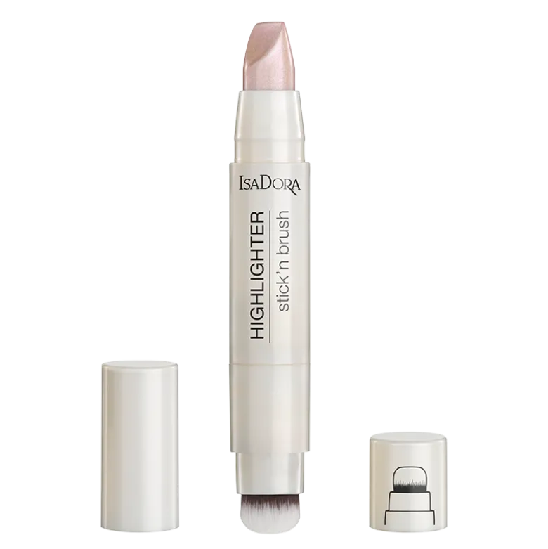 IsaDora Highlighter Stick'n Brush 22 Pink Pearl (3.6 g)
