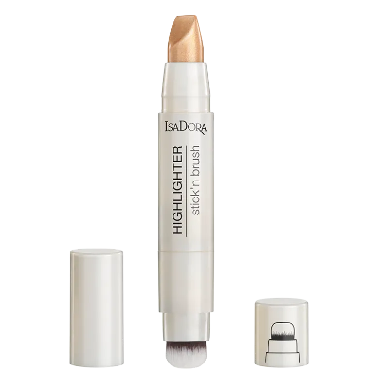 IsaDora Highlighter Stick'n Brush 23 Bronze Shimmer (3.6 g)