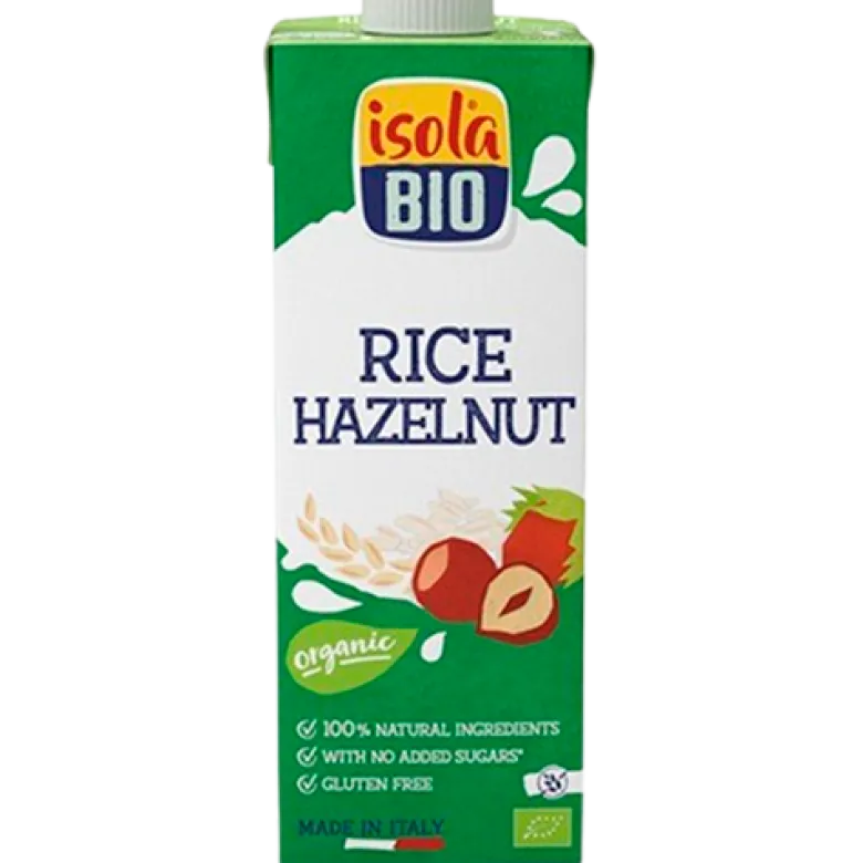 Isola Bio Risdrik Med Hasselnød Ø (1 L)