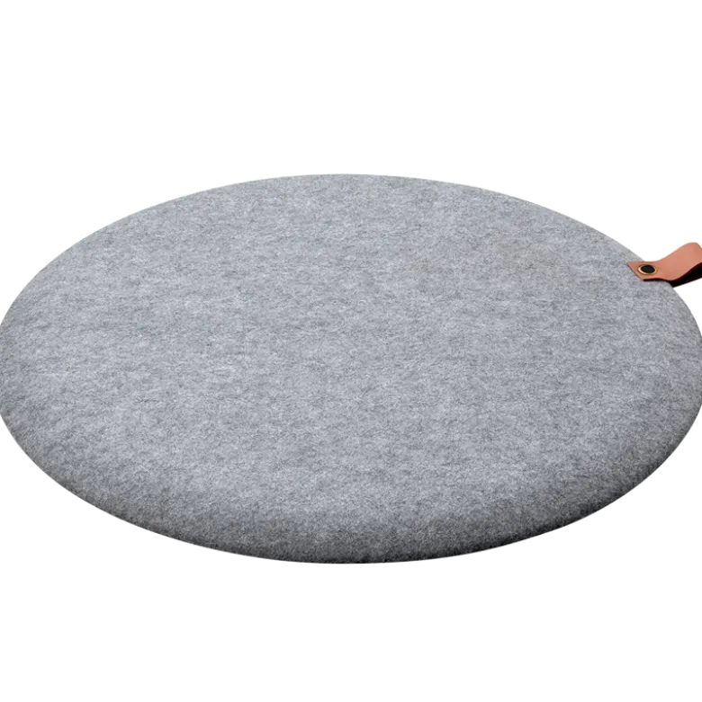 JobOut Ståmåtte Design Rund Lysegrå (1 stk)
