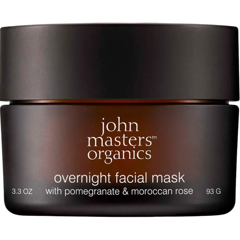 John Masters Organic Overnight Facial Mask with Pomegranate & Moroccan Rose (93 g)
