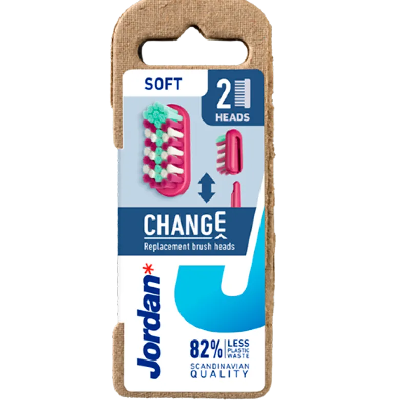 Jordan Change Refill Heads Soft - Assorteret Farver (2 stk)