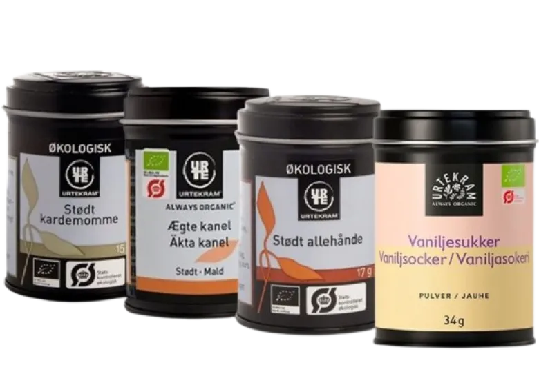 Julekrydderier fra Urtekram