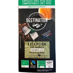 Kaffekapsler Destination Ø til Nespresso (10 kapsler)