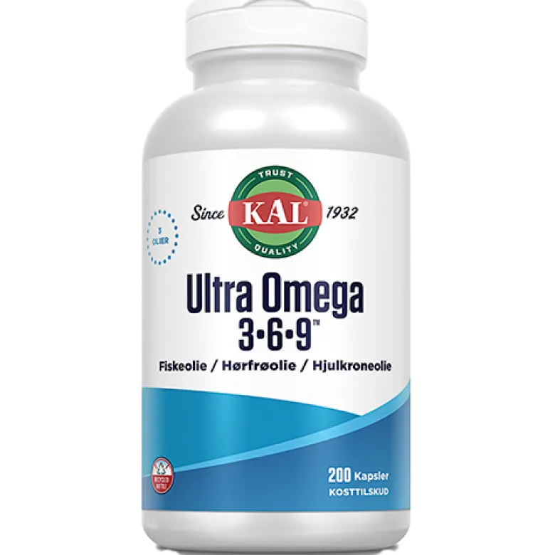 Kal Ultra Omega 3-6-9 (200 kapsler)