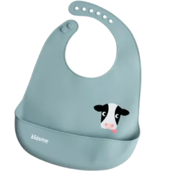 Kidsme Easy Clean Bib Azure (1 stk)