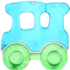 Kidsme Water Filled Soother Train (1 stk)