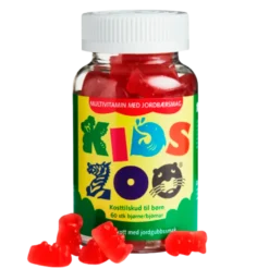 Kids Zoo multivitamin m. jordbærsmag (60 stk)
