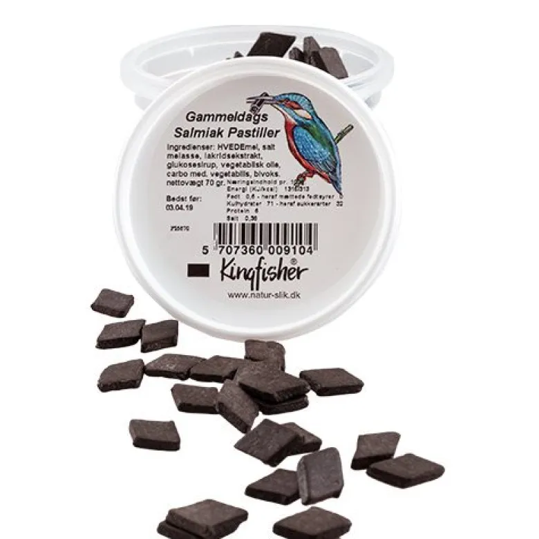 Kingfisher Gammeldags Salmiakruder (80 g)